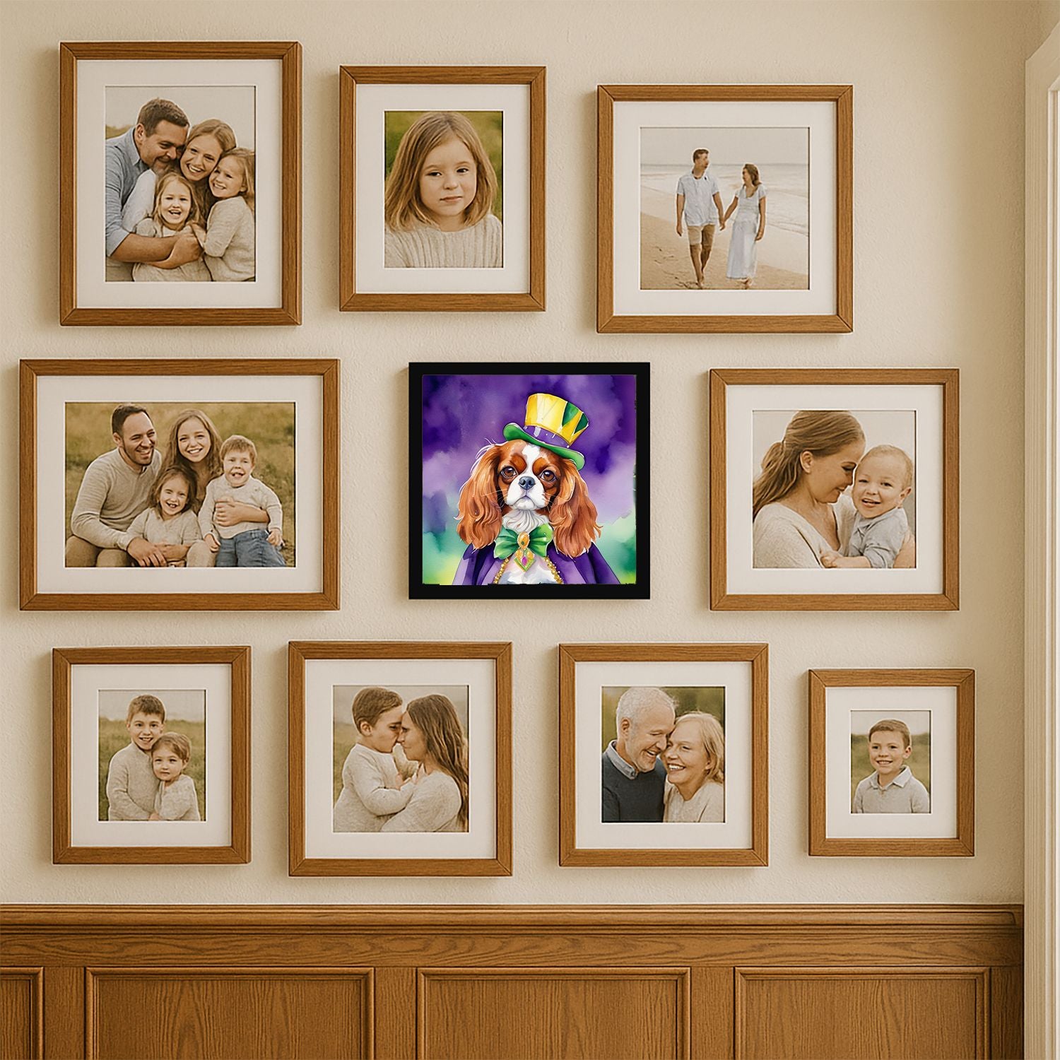 Framed Metal Print Wall Art – Ready to Hang for Kitchen or Bath