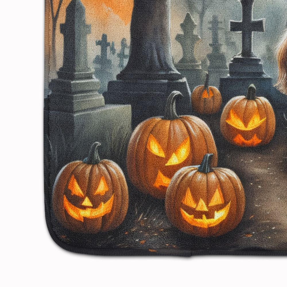Cavalier Spaniel Spooky Halloween Kitchen Mat