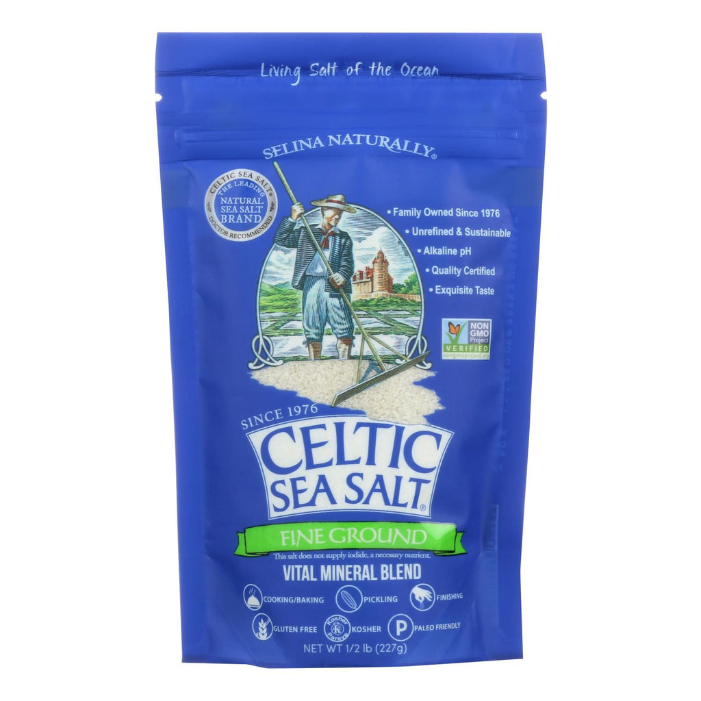 Celtic Fine-Ground Sea Salt for Baking and Seasoning