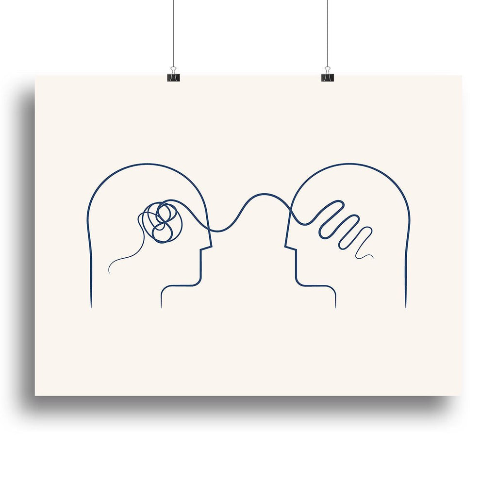 Cerebral Harmony Canvas Print or Poster