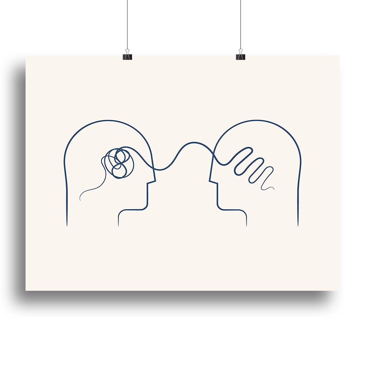 Cerebral Harmony Canvas Print or Poster