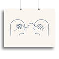 Cerebral Harmony Canvas Print or Poster