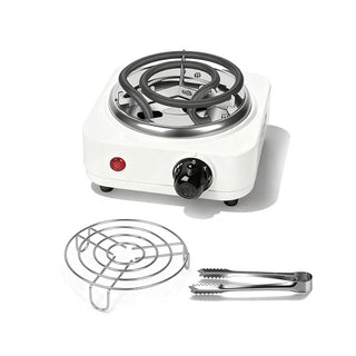 Compact Charcoal Burner with High-Watt Coil for Even Heat