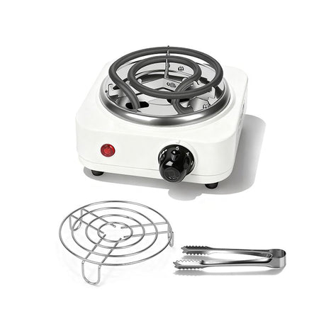 Compact Charcoal Burner with High-Watt Coil for Even Heat
