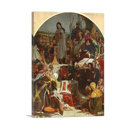 Chaucer at the Court of Edward III 1847 Wall Art
