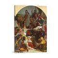 Chaucer at the Court of Edward III 1847 Wall Art