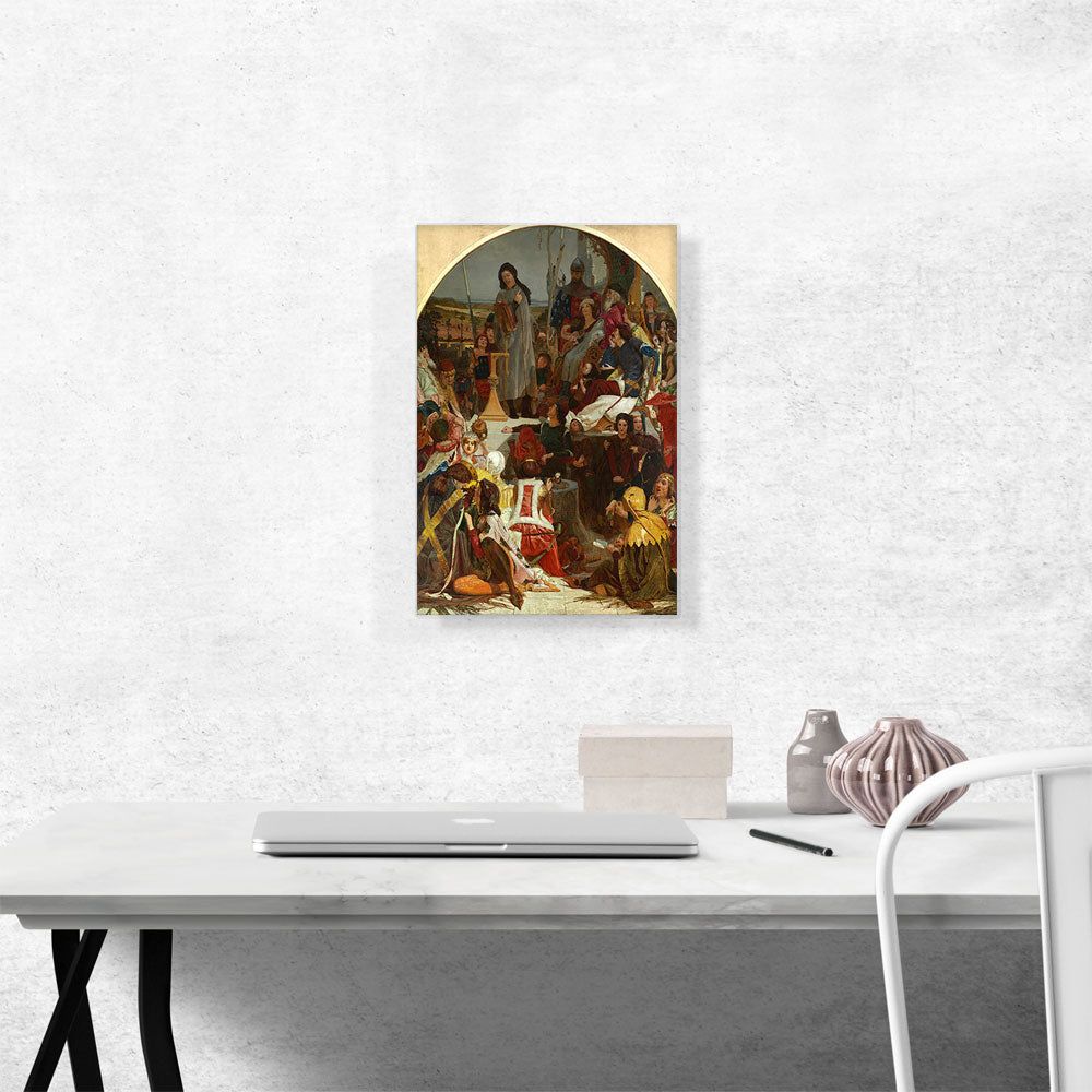 Chaucer at the Court of Edward III 1847 Wall Art