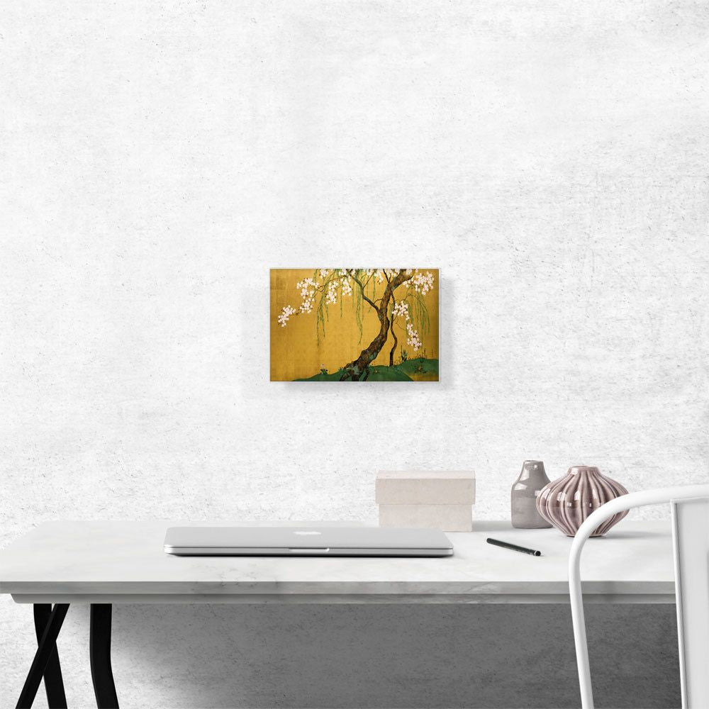 Cherry Tree Wall Art with Vibrant Botanical Detail