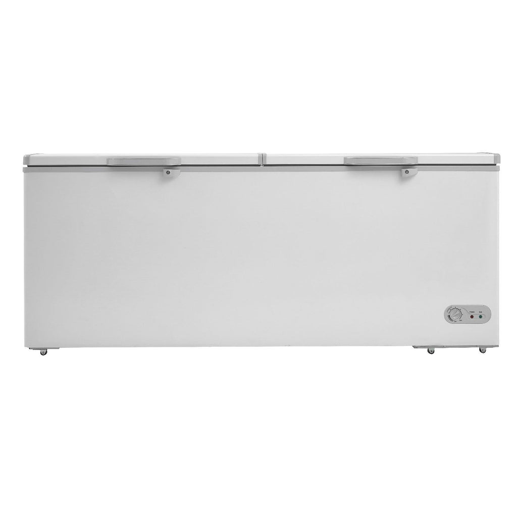 Chest Freezer with Split Locking Lids and LED Light