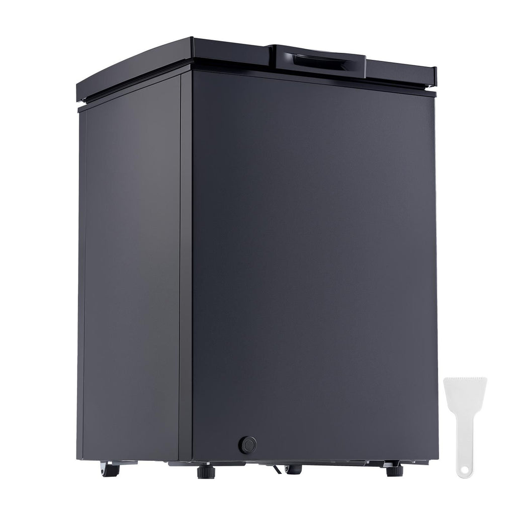 3.3 Cu. Compact Chest Freezer with 2 Baskets & Adjustable Thermostat