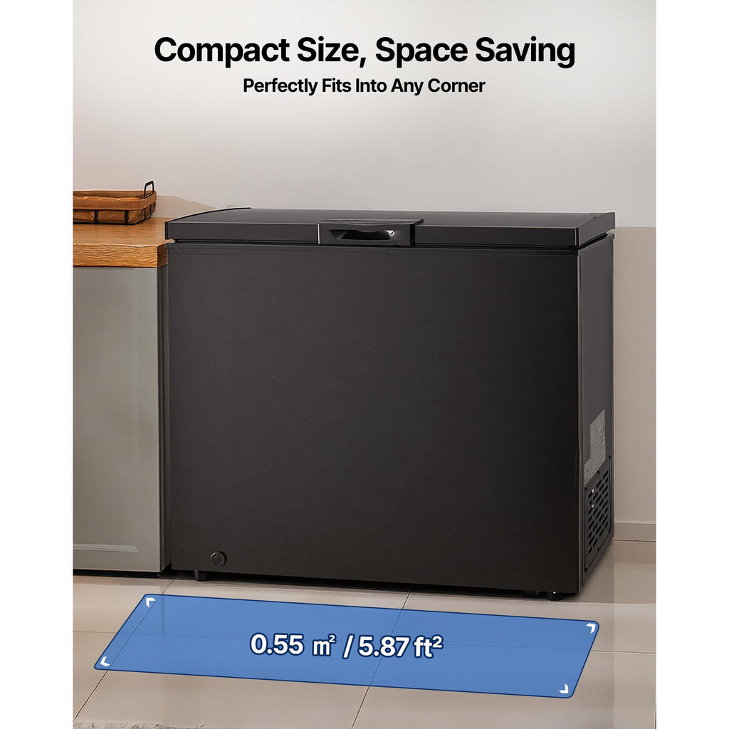 Garage-Ready Chest Freezer with Two Removable Baskets