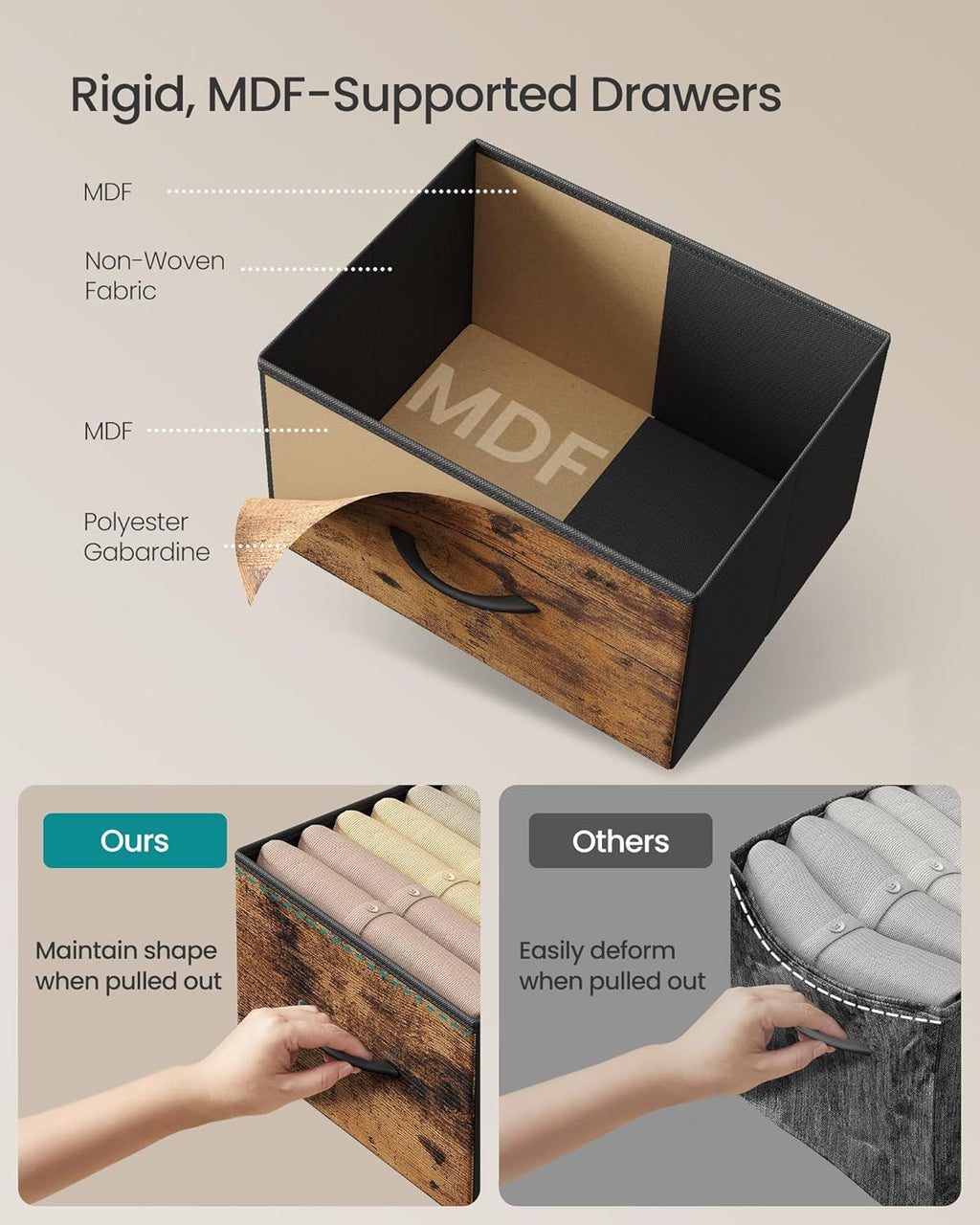 8-Drawer Storage Organizer for Closet and Entryway