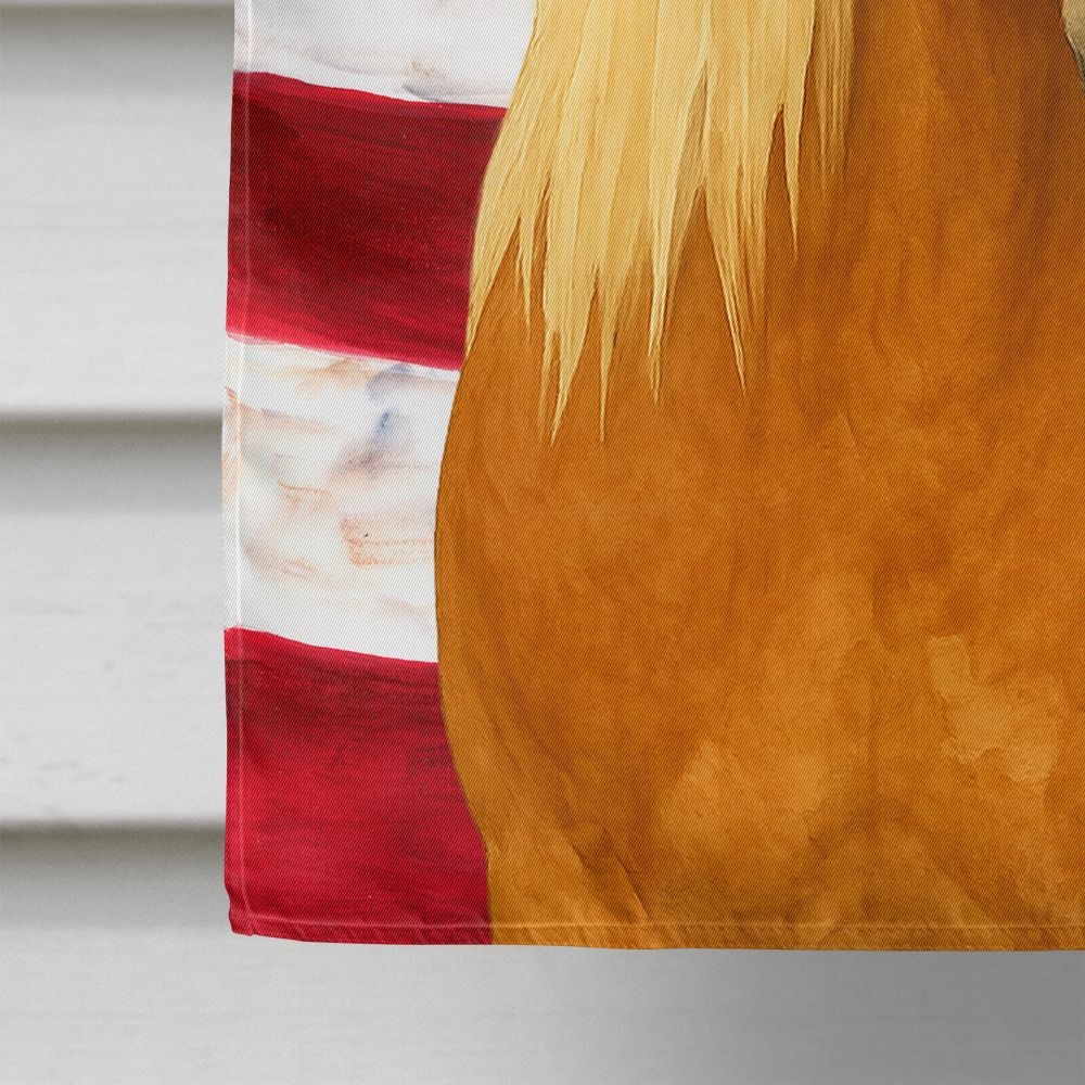 Chestnut Haflinger Horse House Flag - Double-Sided Decorative Yard Banner