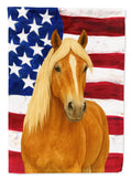 Chestnut Haflinger Horse House Flag - Double-Sided Decorative Yard Banner