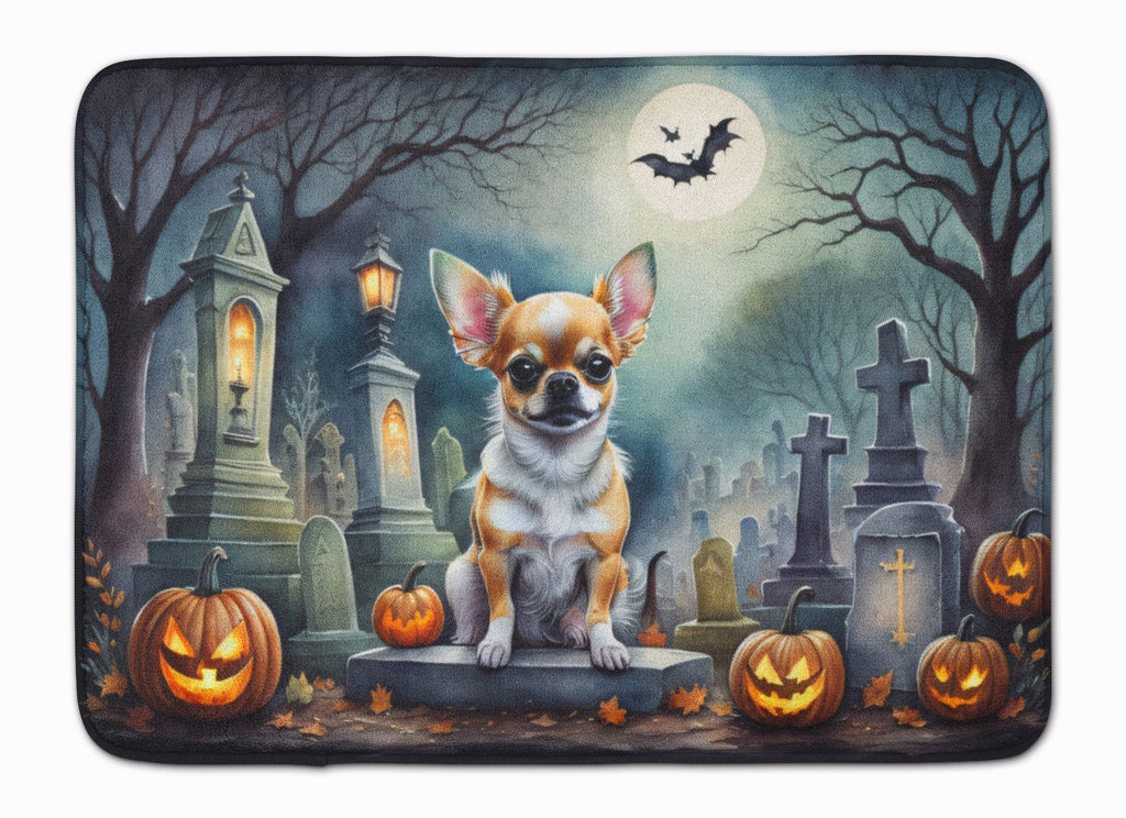 Chihuahua Spooky Halloween Memory Foam Mat