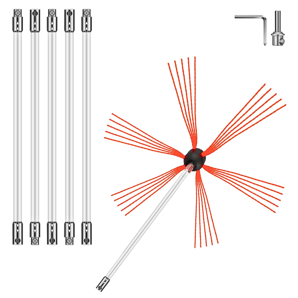 Flexible Rotary Chimney Sweep Kit