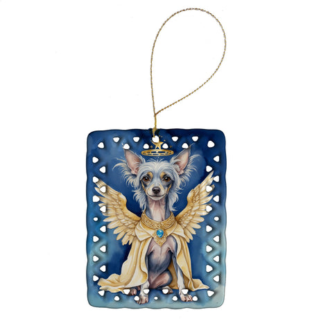 Chinese Crested My Angel Christmas Ornament