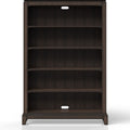 Chocolate Traditional Six- Bookcase for Home or Office
