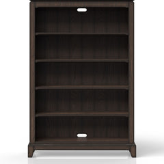 Chocolate Traditional Six- Bookcase for Home or Office