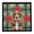 Chocolate Cocker Spaniel Christmas Framed Art