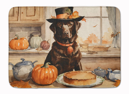 Memory Foam Kitchen Mat with Fall Pumpkin Design – Anti-Fatigue & Non-Skid