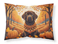 Chocolate Labrador Retriever Fall Pillowcase