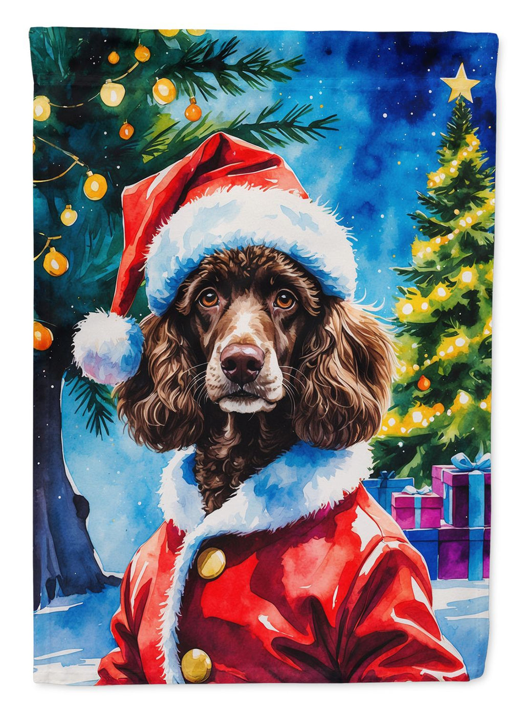 Festive Double-Sided Christmas House Flag for Outdoor Display