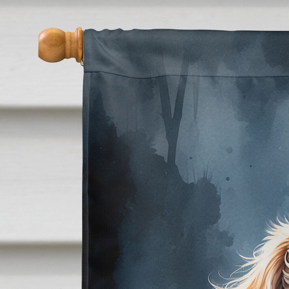 Large Halloween House Flag with Double-Sided Design for Outdoor Seasonal Decor