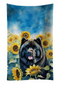 Plush Kitchen Towel with Absorbent Cotton Terry Back – Vibrant Artwork