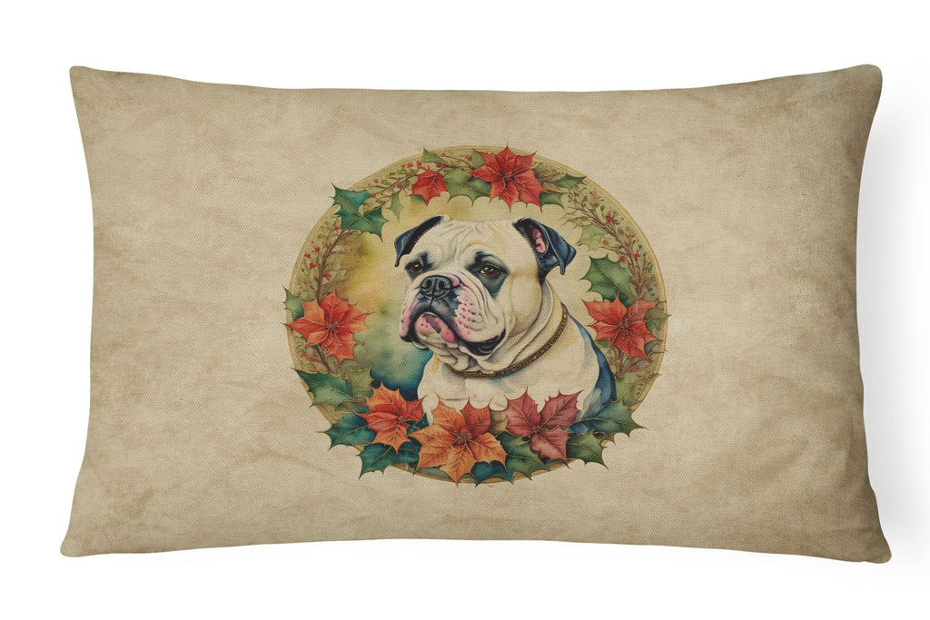 Christmas Floral Throw Pillow for Outdoor Patio