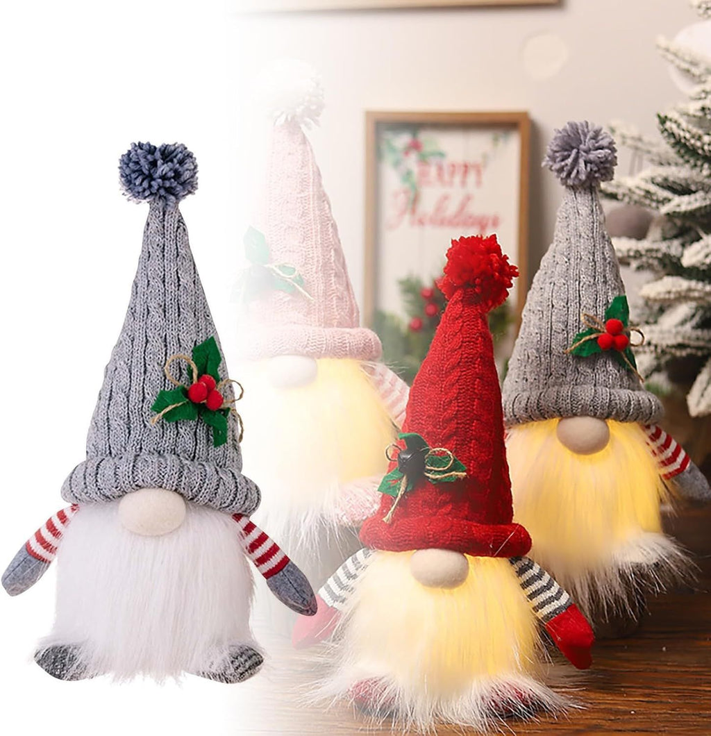 Warm LED Swedish Christmas Gnome Decor