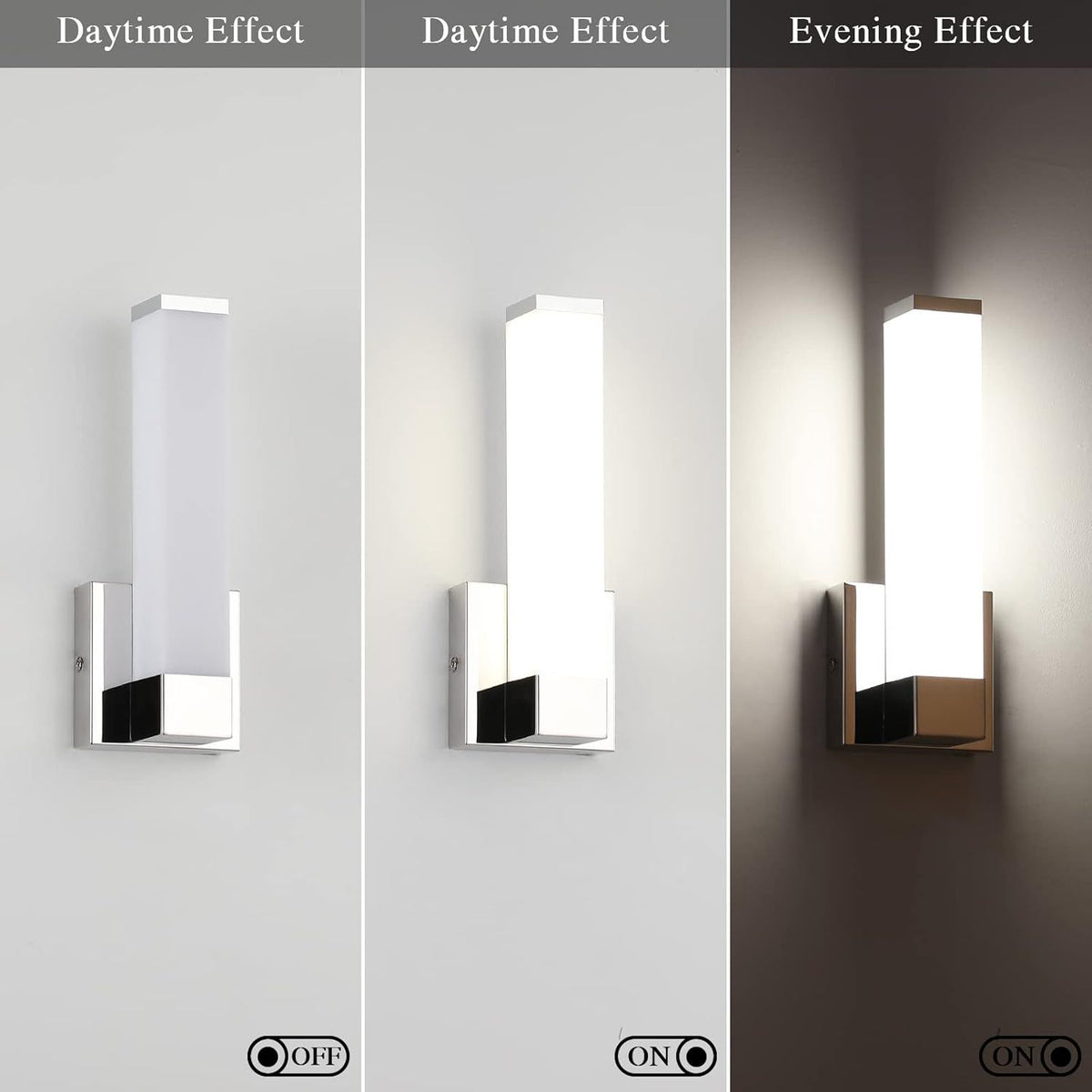 Modern Chrome LED Wall Sconce