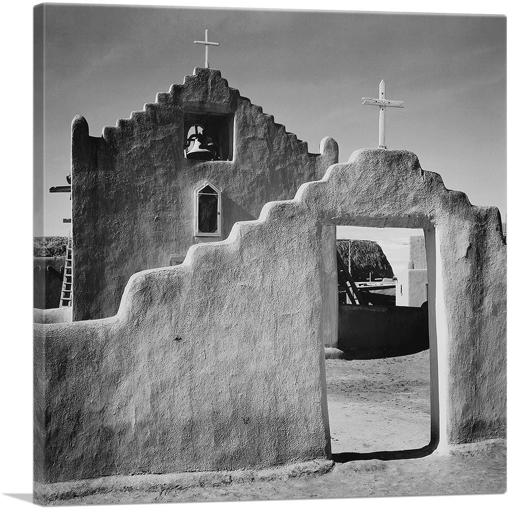 Taos Pueblo Church Gate New Mexico Wall Art