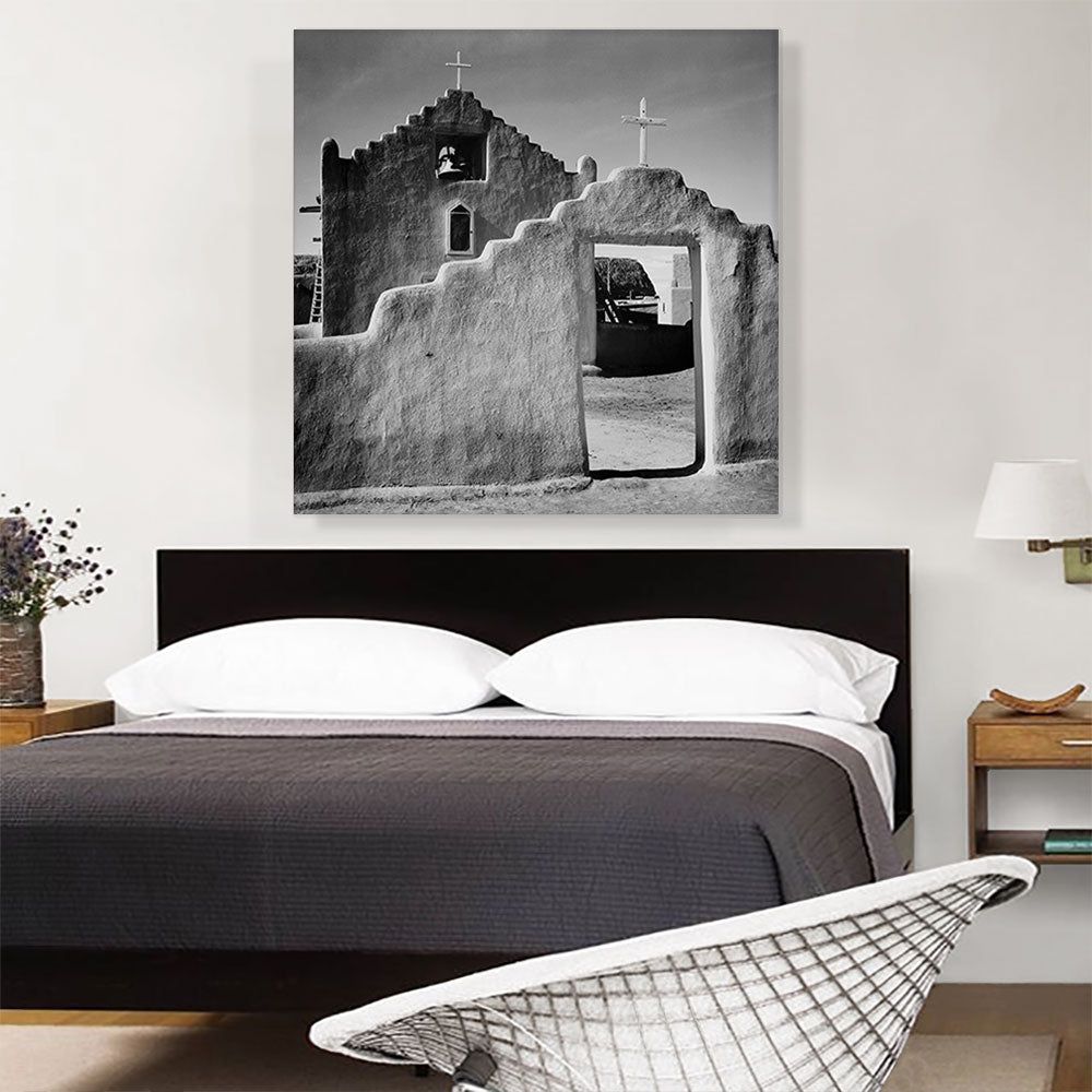 Taos Pueblo Church Gate New Mexico Wall Art