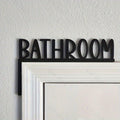 Farmhouse Style Bathroom Sign for Easy Restroom Identification