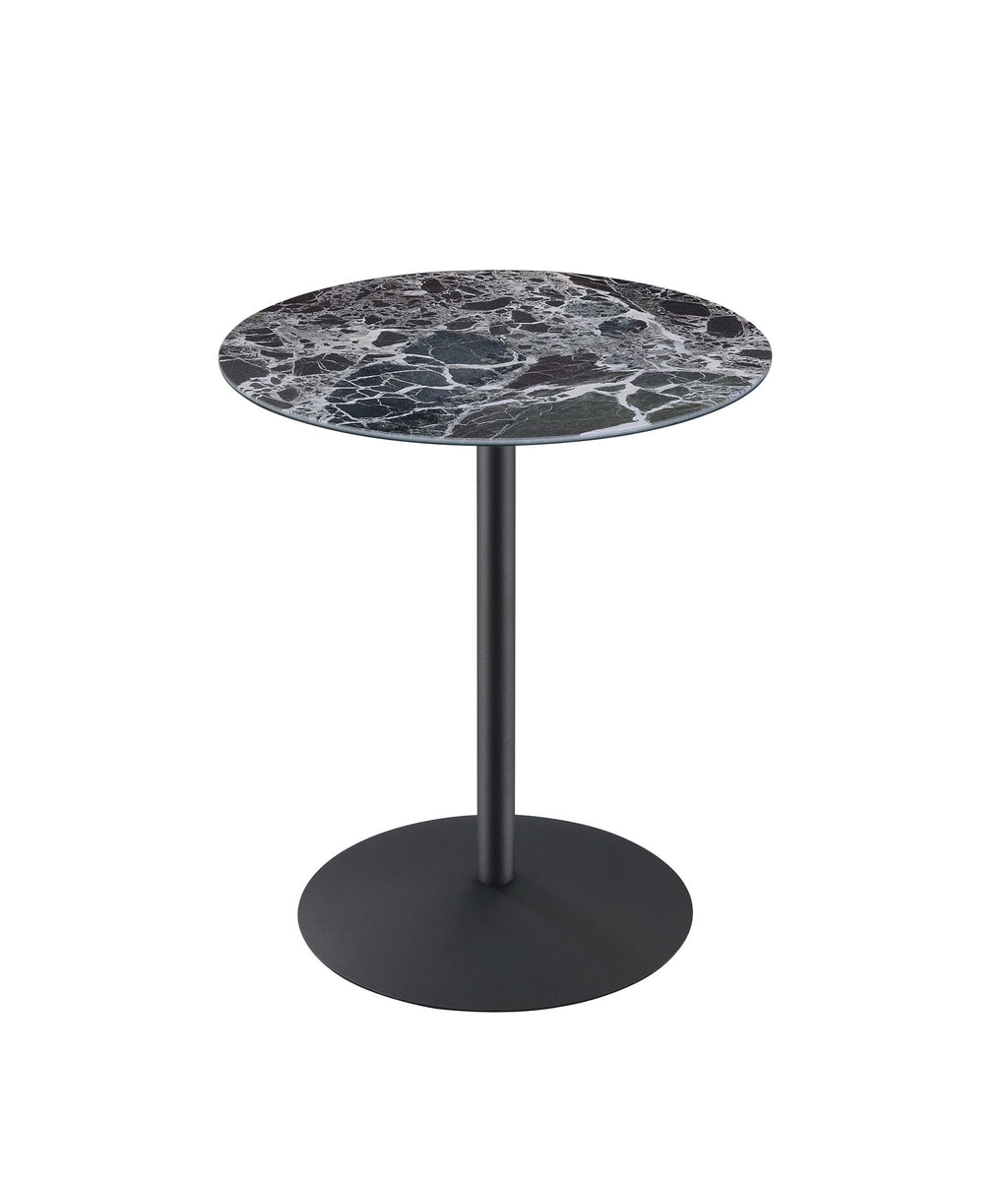 Circa Black Marble-Texture End Table