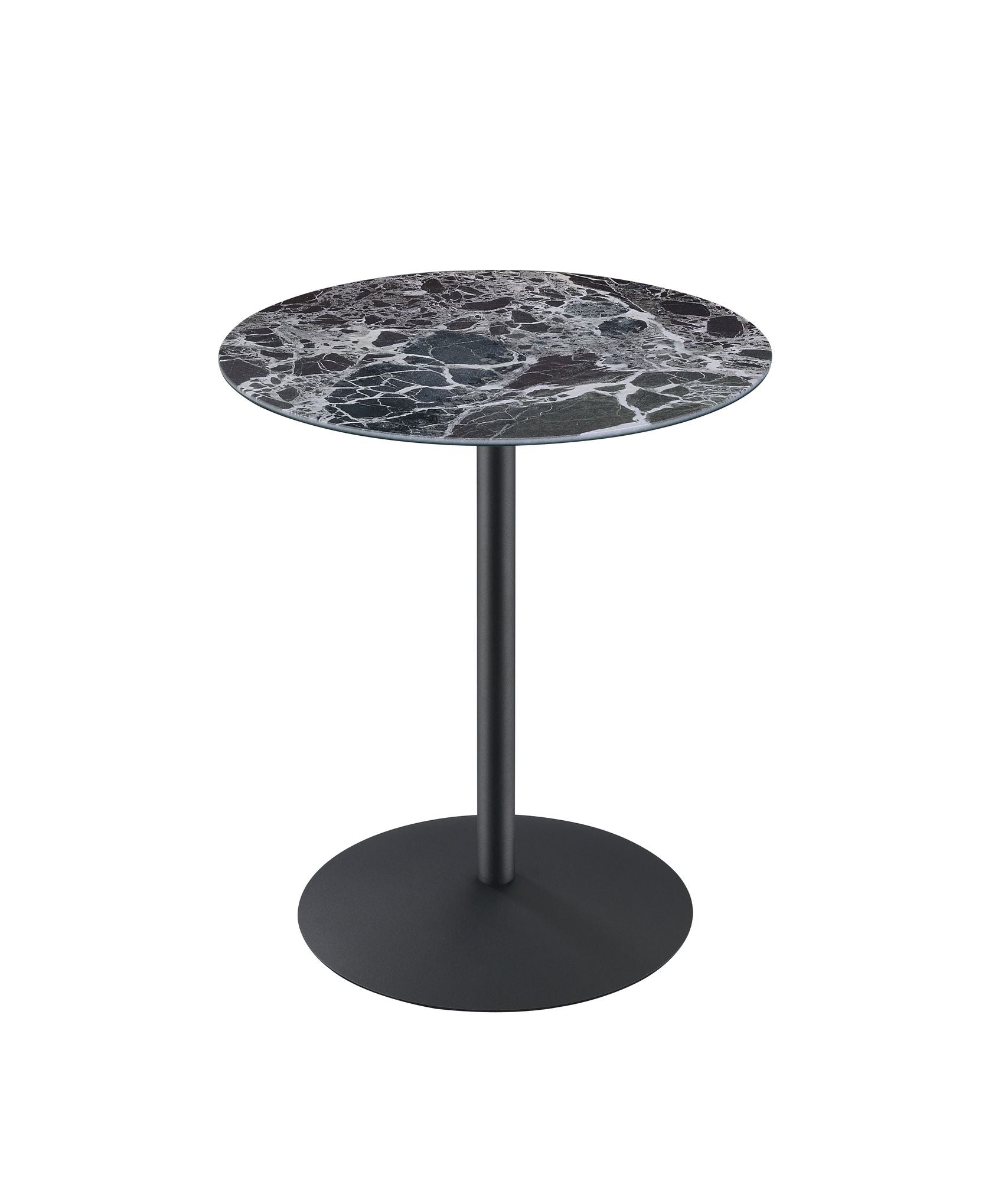 Circa Black Marble-Texture End Table