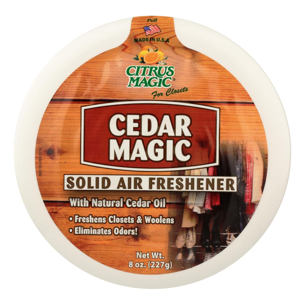 Citrus Magic Cedar Magic Solid Air Freshener –, Case of 6