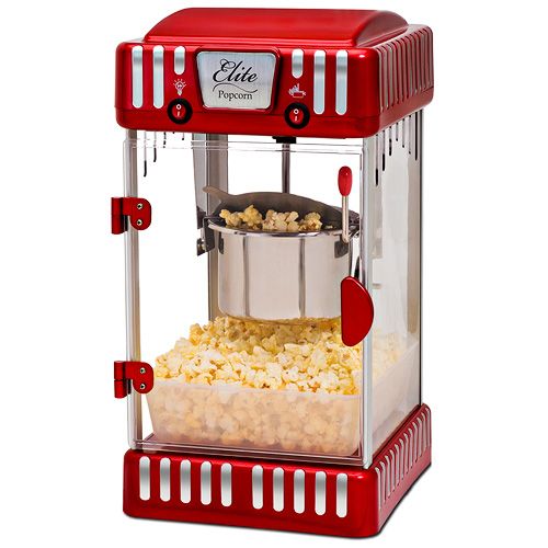 Classic Kettle Popcorn Maker with Warming Light