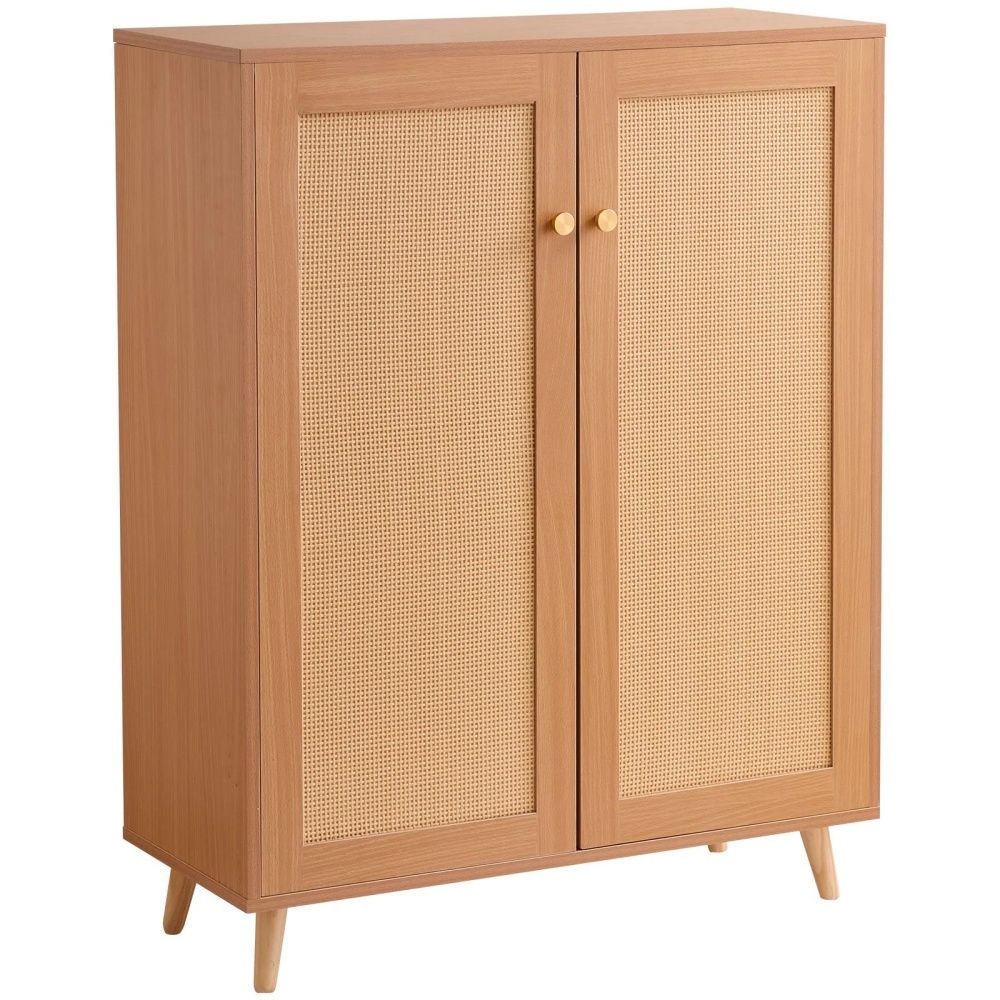 Classic Shoe Cabinet with Removable Middle Shelf