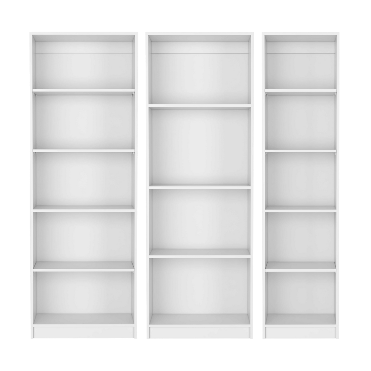 Clawson Four-Bookcase Living Room Ensemble