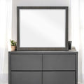 Clayten Espresso Finish Beveled Mirror