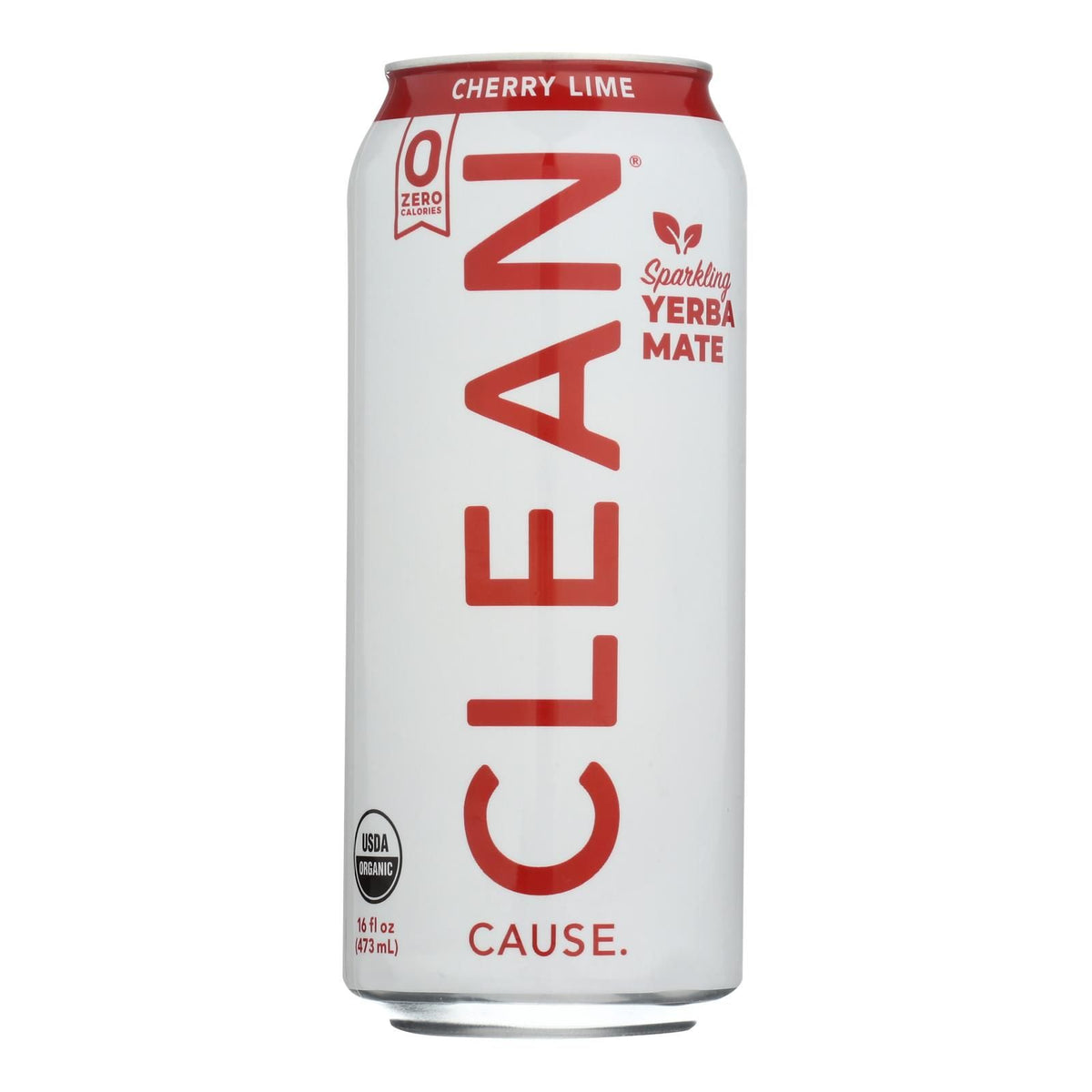 Clean Cause Sparkling Cherry Lime Yerba Mate