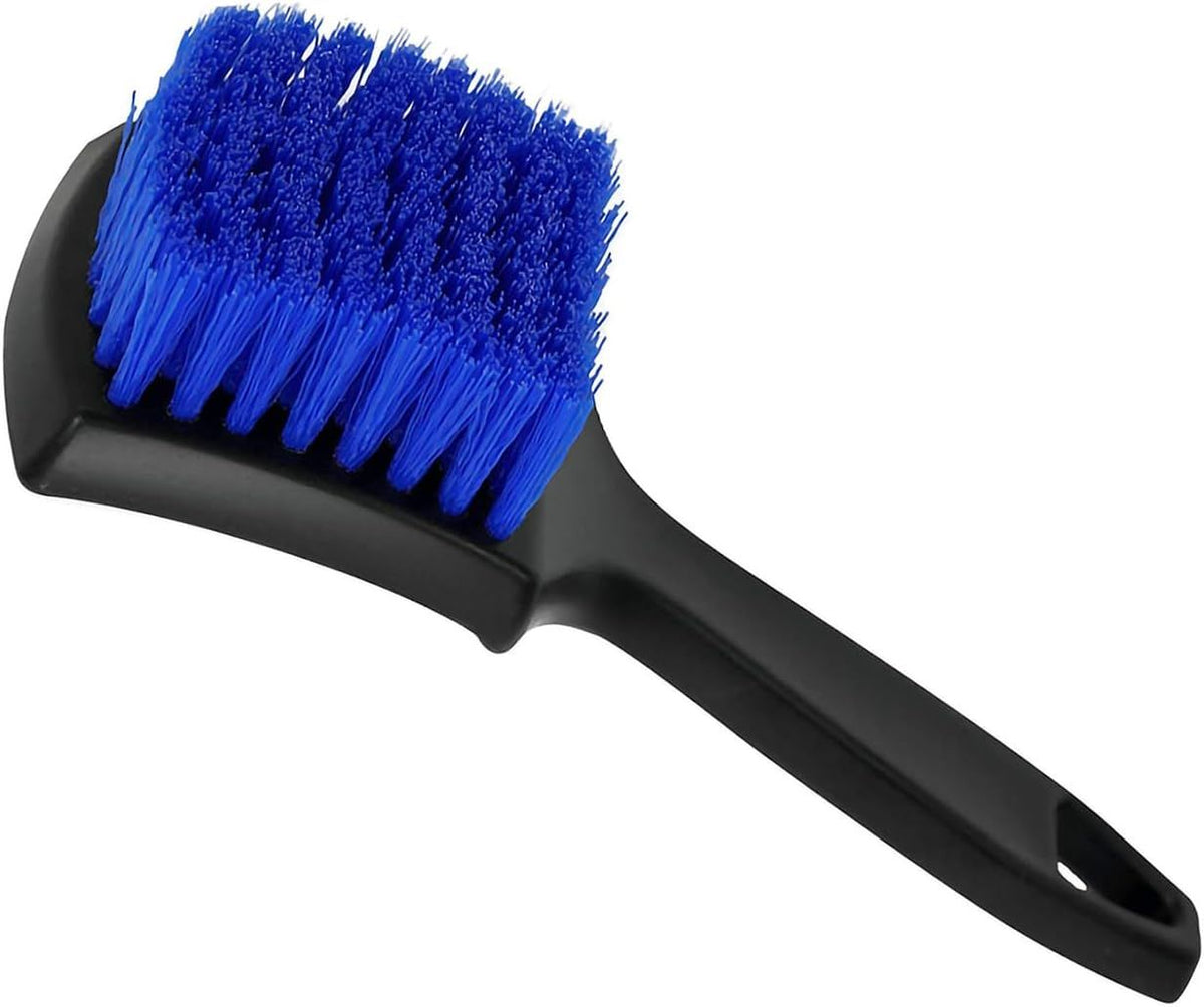 Multi-Purpose Carpet Scrub Brush for Floor Mats, Car Interior, and Tires