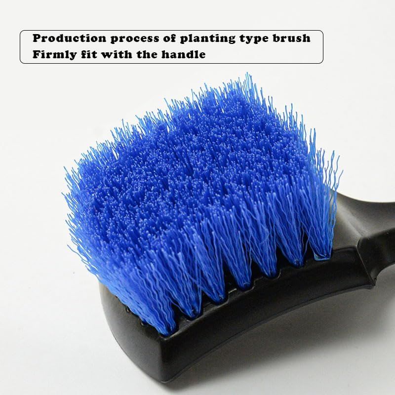 Multi-Purpose Carpet Scrub Brush for Floor Mats, Car Interior, and Tires