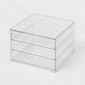 Clear 3-Drawer Storage Organizer for Neat Kitchens
