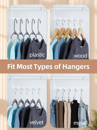 Closet Organizers and Storage, Magic Hangers Space Saving Clothes Hangers, Pack of 8