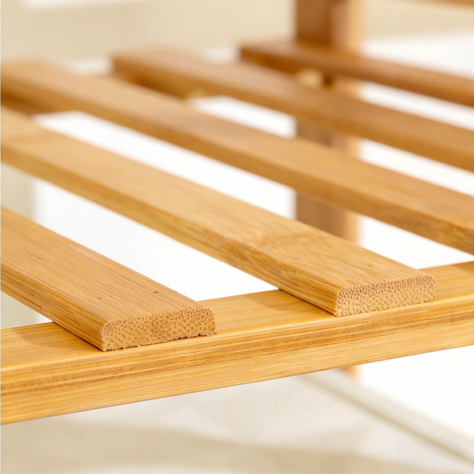 Freestanding Clothing Rack with Integrated Shoe Shelves and Hanging Rod