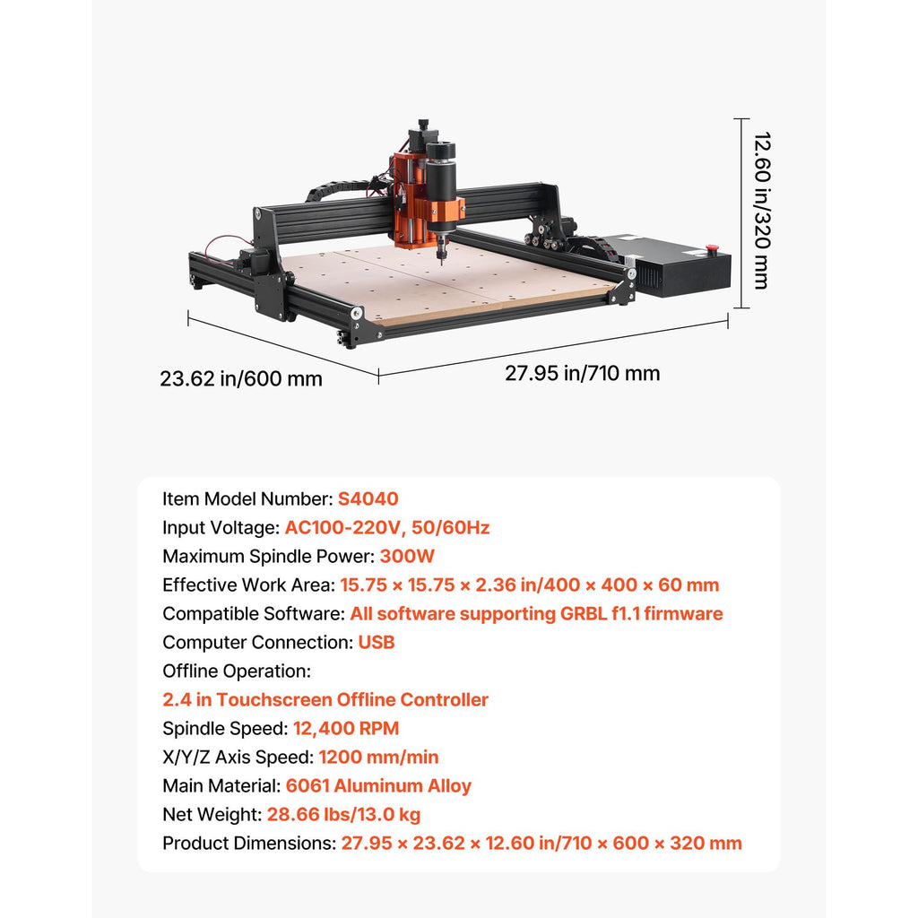 3-Axis Desktop CNC Router for Creative Engraving