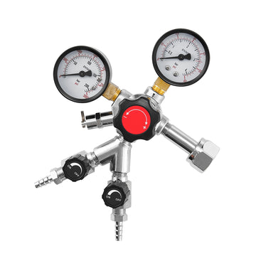 Dual-Gauge CO2 Regulator for Draft Beer and Homebrewing